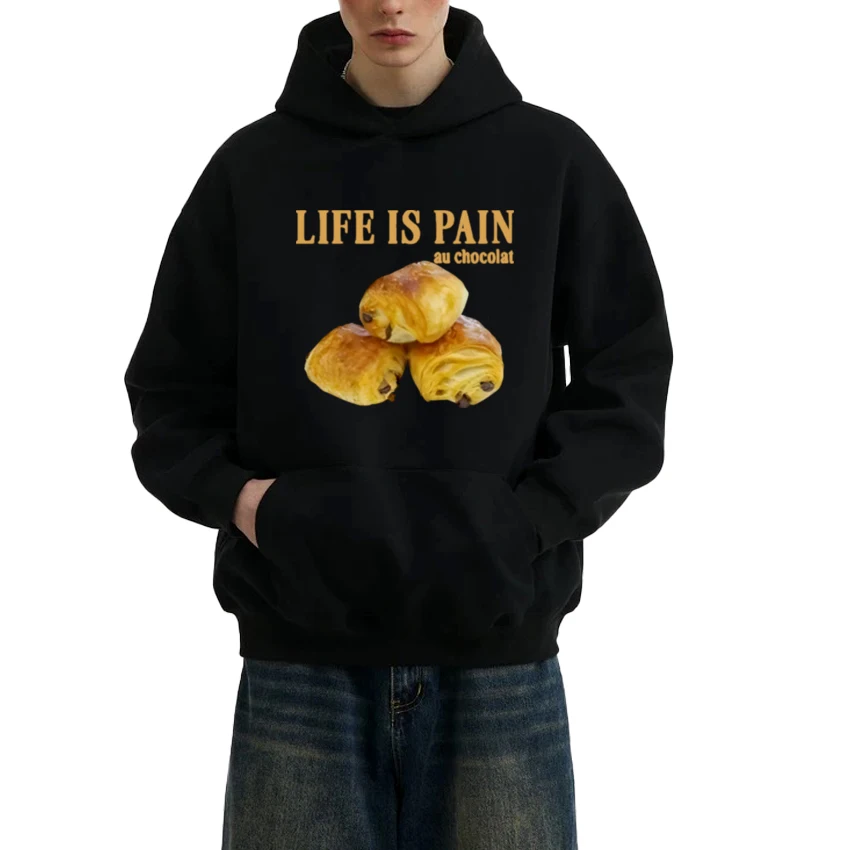 New Pain Au Chocolat l Croissant Bread Graphic Hoodie Men women harajuku fashion Sweatshirts Unisex Fleece Long sleeve pullover
New Pain Au Chocolat l Croissant Bread Graphic Hoodie Men women harajuku fashion Sweatshirts Unisex Fleece Long sleeve pullover