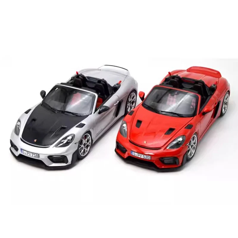 NOREV 1:18 Scale 2023 718 Spyder RS Sports Car Simulation Alloy Model Static Display Collectible Toy Gift Souvenir Decoration
NOREV 1:18 Scale 2023 718 Spyder RS Sports Car Simulation Alloy Model Static Display Collectible Toy Gift Souvenir Decoration