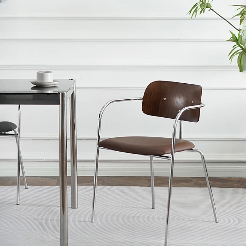 Minimalist dining chair industrial style retro light luxury coffee shop milk tea shop backrest table wrought
Minimalist dining chair industrial style retro light luxury coffee shop milk tea shop backrest table wrought