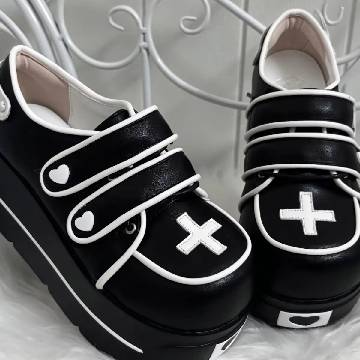 Dophee Original Japan Style Water Color Platforms Shoes Subculture Round Toe Thick- Soled Shoes Sweet School Students Shoes
Dophee Original Japan Style Water Color Platforms Shoes Subculture Round Toe Thick- Soled Shoes Sweet School Students Shoes