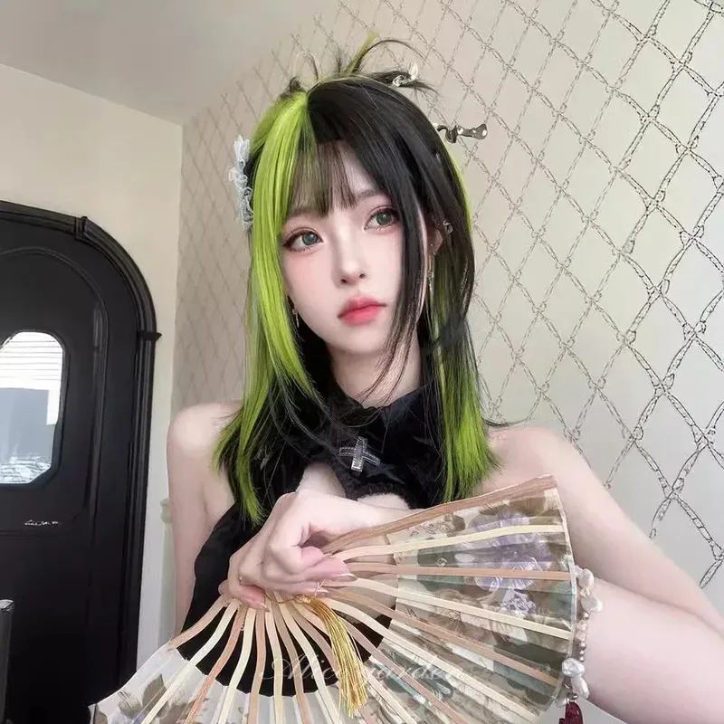 Парик 2021, женский парик в стиле Лолиты, ящерица, зеленый, длинные прямые волосы, Y2K, топ в стиле панк, окрашенный субкультура, полный комплект головы
Парик 2021, женский парик в стиле Лолиты, ящерица, зеленый, длинные прямые волосы, Y2K, топ в стиле панк, окрашенный субкультура, полный комплект головы