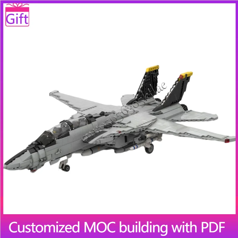 NEW 2052PCS MOC Cool Tomcat Fighter Superfortress Fighter Plane Model Building DIY Assembled Educational Children Toys Xmas Gift
NEW 2052PCS MOC Cool Tomcat Fighter Superfortress Fighter Plane Model Building DIY Assembled Educational Children Toys Xmas Gift