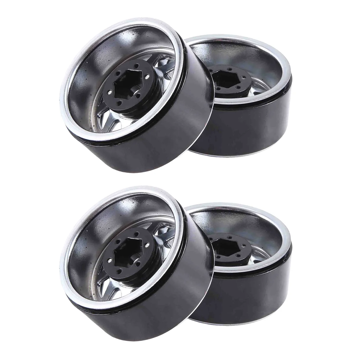 New:4PCS Metal Alloy 1.9 Beadlock Wheel Rims for 1:10 RC Crawler Axial SCX10 AXI03007 90046 TRX4 Redcat GEN8 (Silver)
New:4PCS Metal Alloy 1.9 Beadlock Wheel Rims for 1:10 RC Crawler Axial SCX10 AXI03007 90046 TRX4 Redcat GEN8 (Silver)
