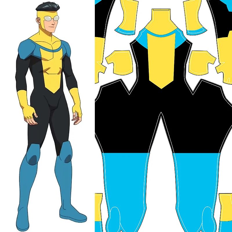 Invincible Mark Cosplay Superhero 3D Printed Spandex Bodysuit Disfraces De Costume Invincib le Mark Uniform Halloween Costume
Invincible Mark Cosplay Superhero 3D Printed Spandex Bodysuit Disfraces De Costume Invincib le Mark Uniform Halloween Costume