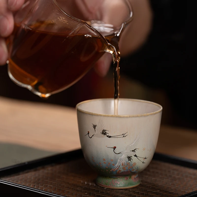 Handmade Tea Cup Single Porcelain Tasting High Temperature Color Glaze Jingdezhen Kung Fu Teaware
Handmade Tea Cup Single Porcelain Tasting High Temperature Color Glaze Jingdezhen Kung Fu Teaware