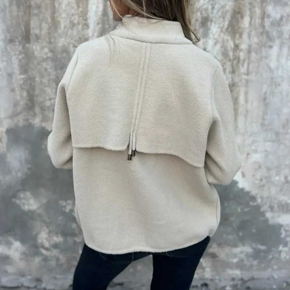 Autumn And Winter New Fashion Simplicity Solid Color Commute Versatile Flip Collar Jacket Loose Coat Women Lightweight Coat
Autumn And Winter New Fashion Simplicity Solid Color Commute Versatile Flip Collar Jacket Loose Coat Women Lightweight Coat