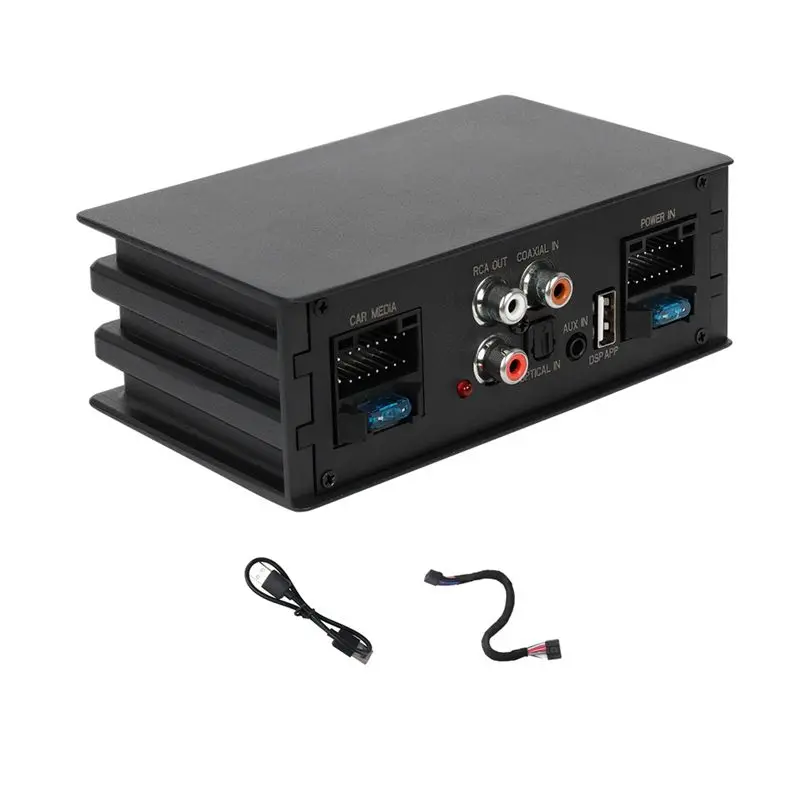 Car Digital Signal Processor Amplifier For Radio Stereo Subwoofer With Fiber Optic Input Plug And Play-A97E
Car Digital Signal Processor Amplifier For Radio Stereo Subwoofer With Fiber Optic Input Plug And Play-A97E