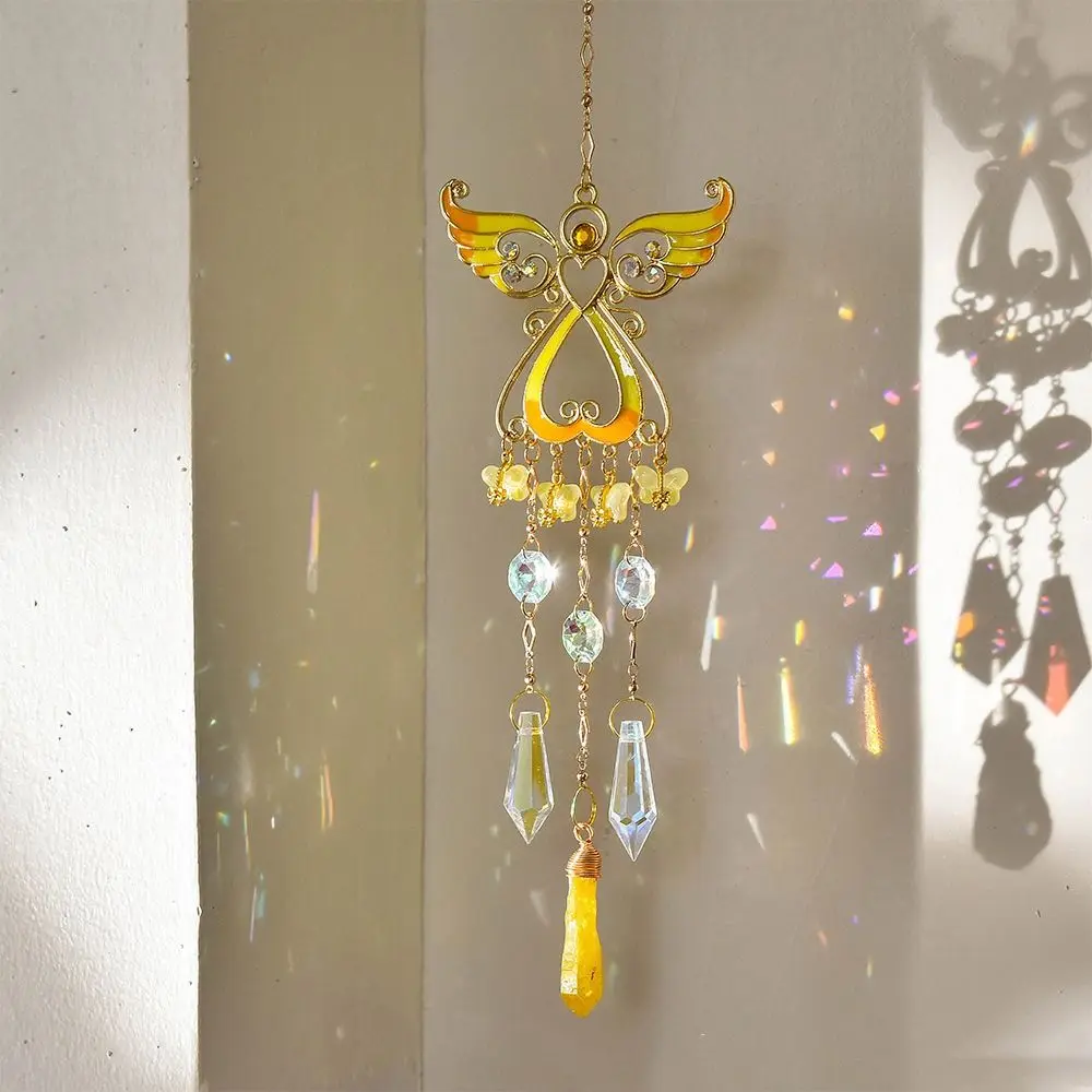 Home Decor Crystal Wind Chimes Rotating Creative Light Collection Pendant Novelty Hanging Wind Spinner Gift
Home Decor Crystal Wind Chimes Rotating Creative Light Collection Pendant Novelty Hanging Wind Spinner Gift