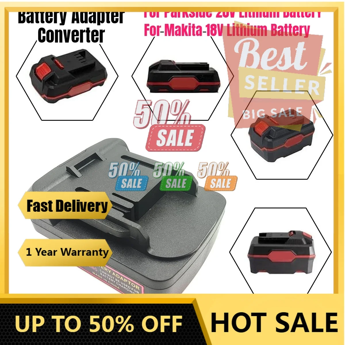 【 Быстрая доставка】Адаптер-переходник для батареи для литиевых батарей Parkside 20 В, совместимый с питанием литиевой батареи Makita 18 В
【 Быстрая доставка】Адаптер-переходник для батареи для литиевых батарей Parkside 20 В, совместимый с питанием литиевой батареи Makita 18 В