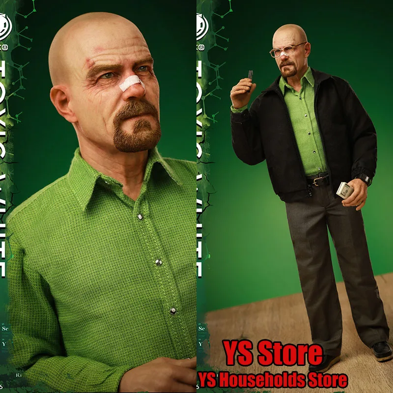 Черный 8 игрушек BK-006 1/6 Учитель химикатов Уолтер Уайт Фигурка Токсичная старая белая ткань Модель солдата 12 дюймов Коллекционная кукла
Черный 8 игрушек BK-006 1/6 Учитель химикатов Уолтер Уайт Фигурка Токсичная старая белая ткань Модель солдата 12 дюймов Коллекционная кукла