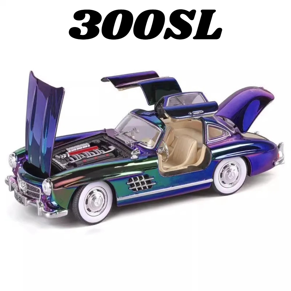 1:24 Масштаб 300SL 500K Игрушечная модель автомобиля Звук Свет Двери Открытые Классические автомобили Сплав Литые под давлением Амортизирующие модели Детские подарки
1:24 Масштаб 300SL 500K Игрушечная модель автомобиля Звук Свет Двери Открытые Классические автомобили Сплав Литые под давлением Амортизирующие модели Детские подарки