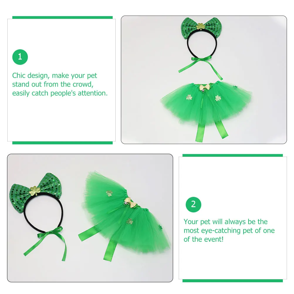 1 Set St. Patrick'S Day Skirt Dress Prop For Dog Creative Hairband Lightweight Festival Themed Decor Accessory Party Birthday
1 Set St. Patrick'S Day Skirt Dress Prop For Dog Creative Hairband Lightweight Festival Themed Decor Accessory Party Birthday