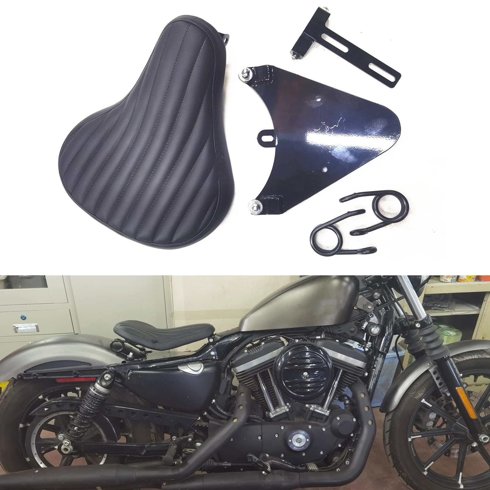 1 Set Black Leather Seat Pillion Cushion Pad Kit Fit For Harley Sportster 2010-2022 2011
1 Set Black Leather Seat Pillion Cushion Pad Kit Fit For Harley Sportster 2010-2022 2011