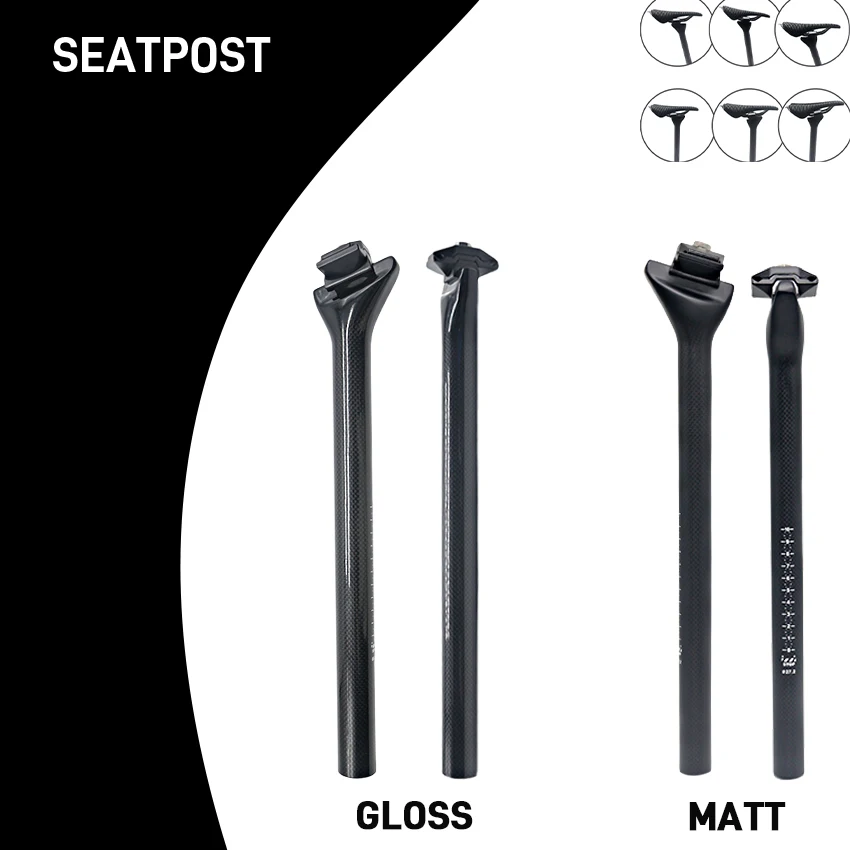 Bike Black SeatPost Matt/Gloss,offset13mm/17mm, 25.4 27.2 30.8 31.6mm,350,400 MTB/Road Bike
Bike Black SeatPost Matt/Gloss,offset13mm/17mm, 25.4 27.2 30.8 31.6mm,350,400 MTB/Road Bike