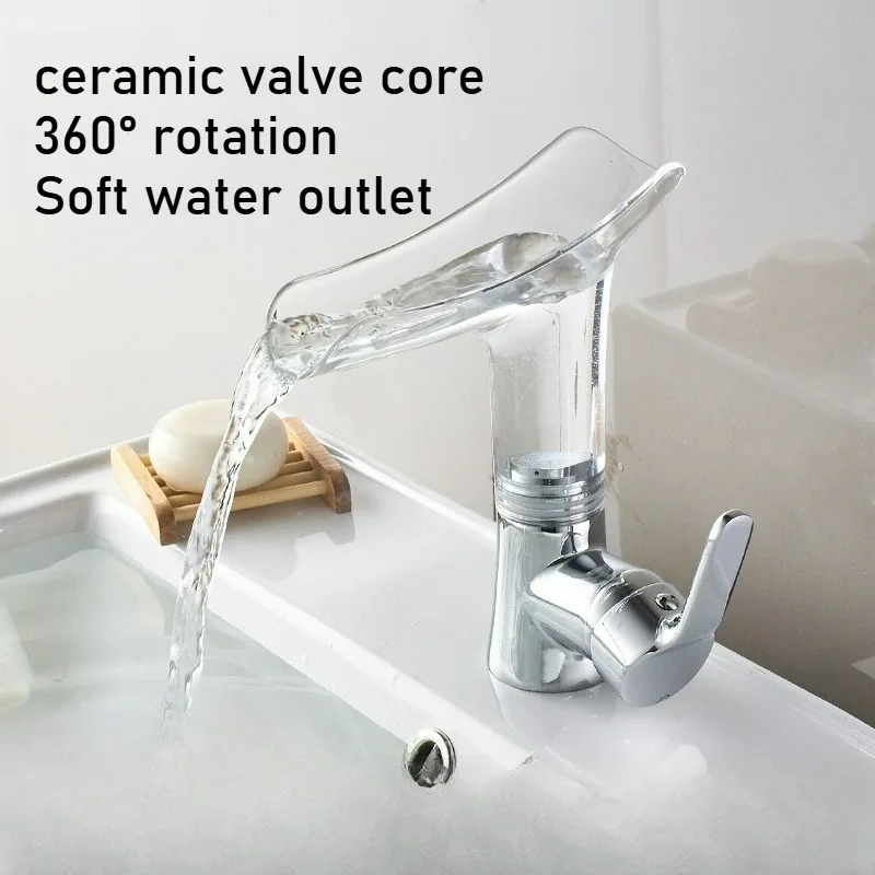 Waterfall Basin Faucets Transparent Wine Glass Bathroom Basin Deck Mounted Waterfall Mixer Tap Antique Facuet Water Sink Tap
Waterfall Basin Faucets Transparent Wine Glass Bathroom Basin Deck Mounted Waterfall Mixer Tap Antique Facuet Water Sink Tap