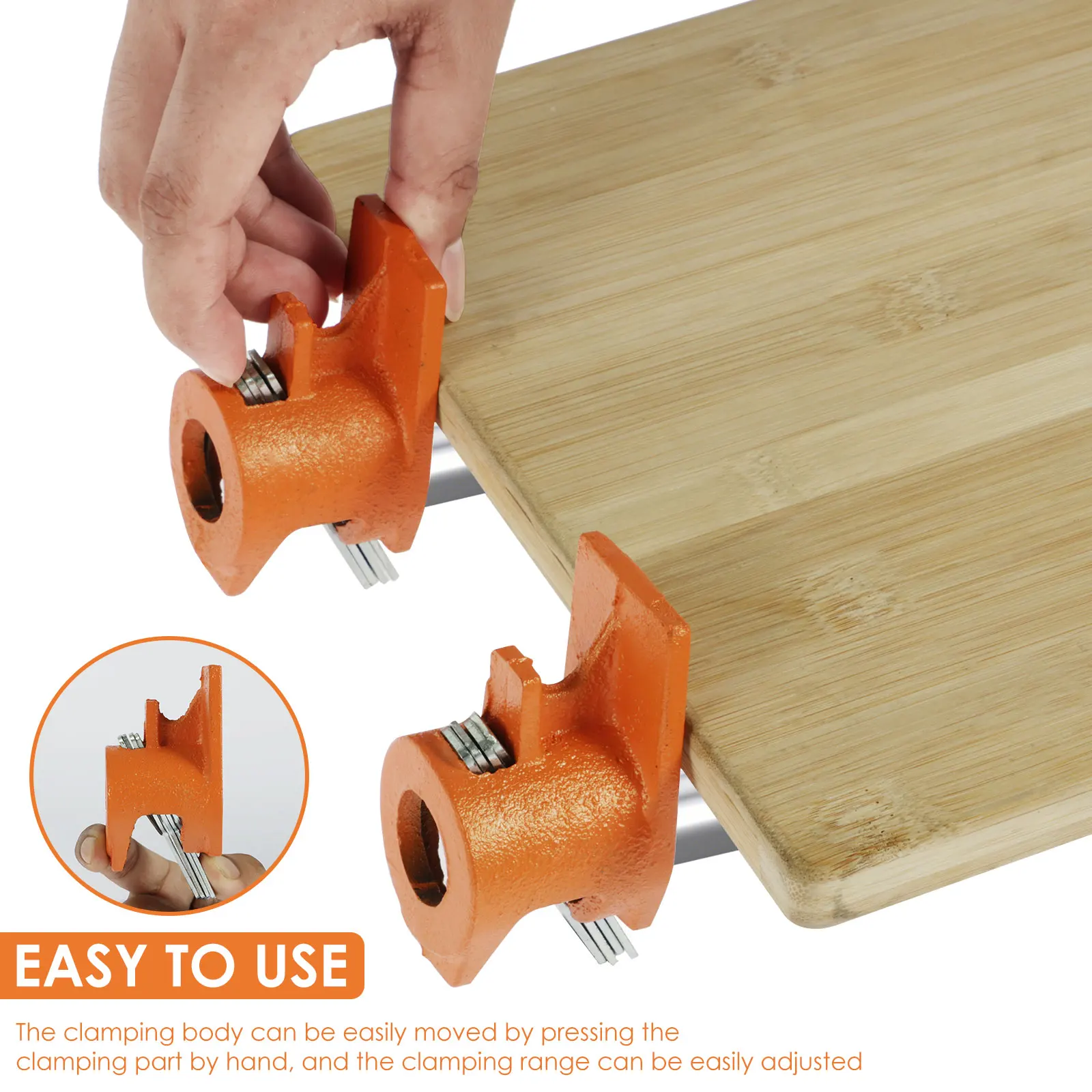 2 шт., прочные металлические зажимы для деревообработки, 1/2 дюйма
2 шт., прочные металлические зажимы для деревообработки, 1/2 дюйма