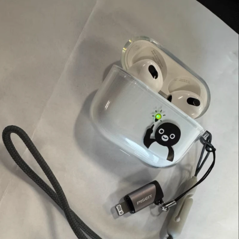 New Transparent Earphone Protective Case for AirPods Pro Custom TPU Material Soft Shell AirPods 4 Creative Cute Earphone Cover
New Transparent Earphone Protective Case for AirPods Pro Custom TPU Material Soft Shell AirPods 4 Creative Cute Earphone Cover