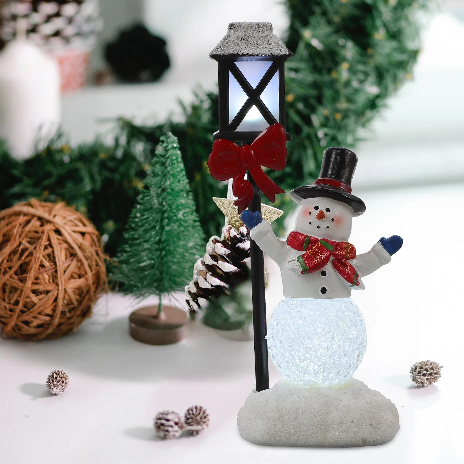 1Pcs Snowman Night Light Creative Christmas Resin Decor Mild Glow for Bedroom Desk Warm Festival Lighting Lovely Home Ornament
1Pcs Snowman Night Light Creative Christmas Resin Decor Mild Glow for Bedroom Desk Warm Festival Lighting Lovely Home Ornament