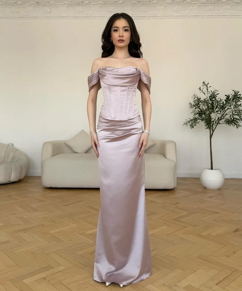Customized Sizes Available High Quality Pleat Ruched Draped Straight Off-the-shoulder Long Dresses Bespoke Occasion Dresses Sexy
Customized Sizes Available High Quality Pleat Ruched Draped Straight Off-the-shoulder Long Dresses Bespoke Occasion Dresses Sexy