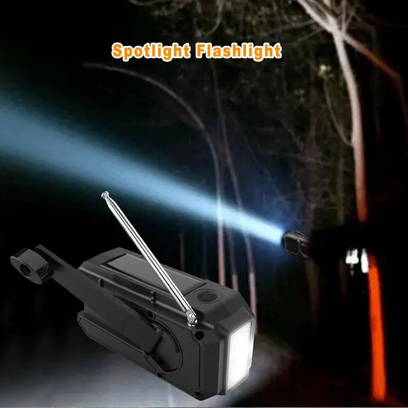 Solar Lighting Radio With Flashlights Hand-Cranked Wind Up Radio For Outdoor Camping Survival Disaster Prevention Emergency
Solar Lighting Radio With Flashlights Hand-Cranked Wind Up Radio For Outdoor Camping Survival Disaster Prevention Emergency