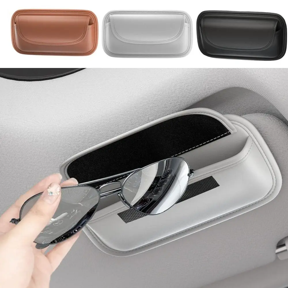 Pocket Multifunctional Car Glasses Case Leather Sunshade Bag Auto Sunglasses Holder Universal Sunglasses Storage Box Card
Pocket Multifunctional Car Glasses Case Leather Sunshade Bag Auto Sunglasses Holder Universal Sunglasses Storage Box Card