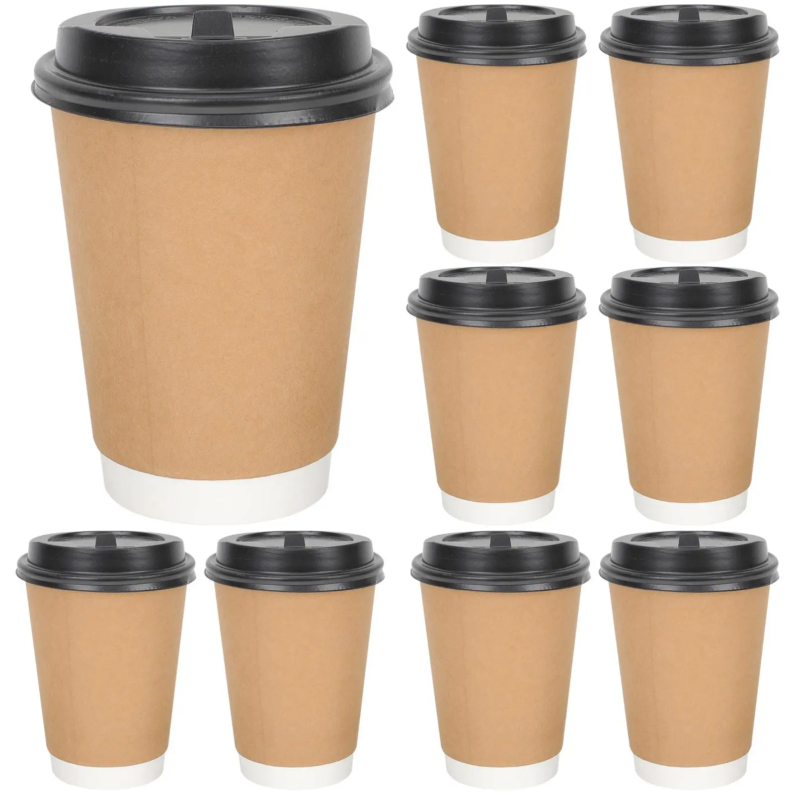 50 Pcs Portable Coffee Mug Thick Paper Cups Drinking Beverage Milk Convenient Hot Tea
50 Pcs Portable Coffee Mug Thick Paper Cups Drinking Beverage Milk Convenient Hot Tea