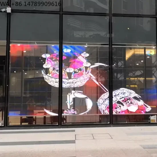 Custom Weatherproof Outdoor LED DisplaySee-Through Transparent Display P3.91-7.81 Advertisement Shop Glass Window Transparent Sc
Custom Weatherproof Outdoor LED DisplaySee-Through Transparent Display P3.91-7.81 Advertisement Shop Glass Window Transparent Sc