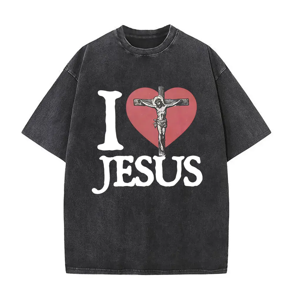 I Love Jesus Christian Religious Washed Vintage T-shirt Forgive Them Father T Shirts Men Women Gothic Rock Oversized T-shirts
I Love Jesus Christian Religious Washed Vintage T-shirt Forgive Them Father T Shirts Men Women Gothic Rock Oversized T-shirts