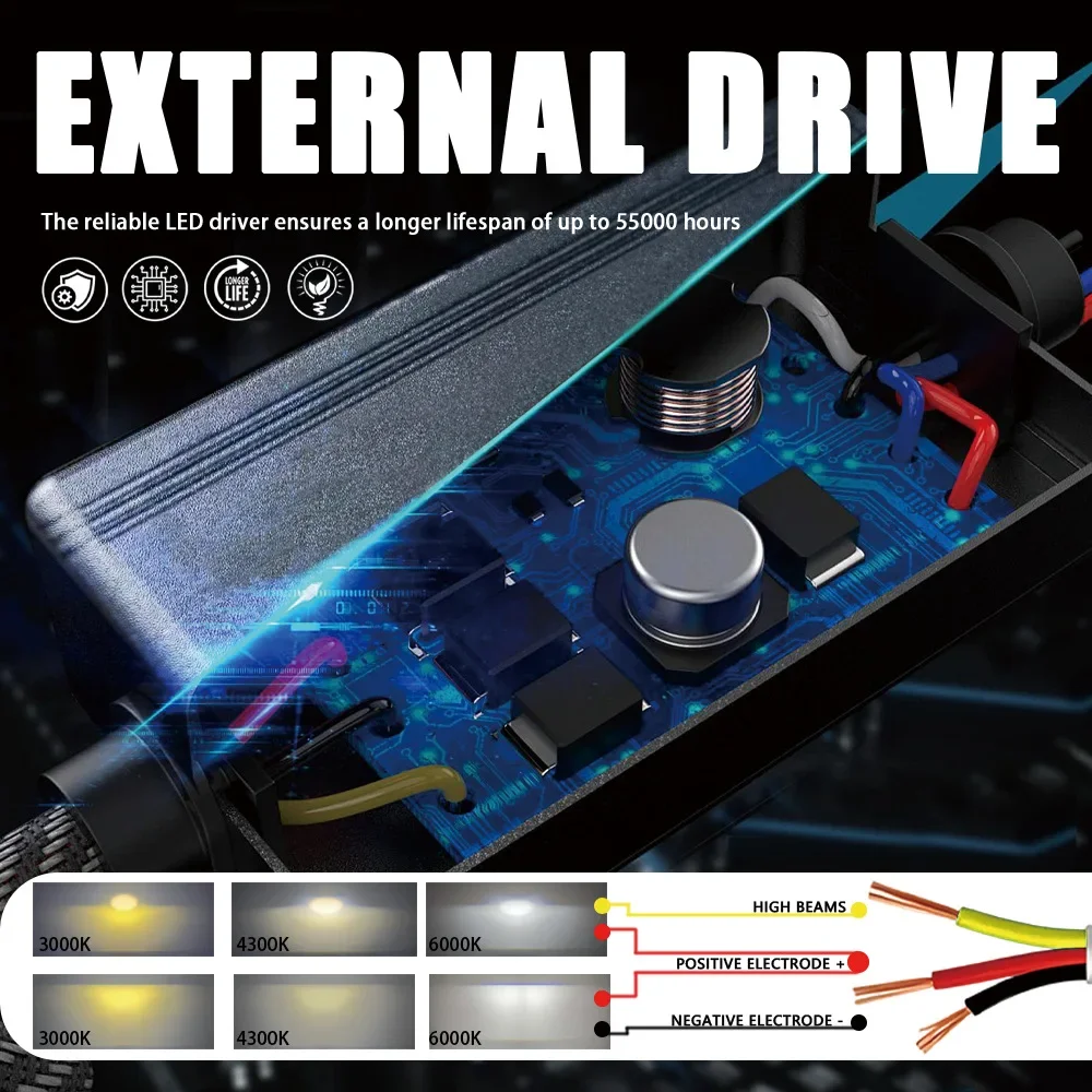Customized A12 high power 200W car 3 lens LED bulb headlight far and near light grid light car light
Customized A12 high power 200W car 3 lens LED bulb headlight far and near light grid light car light