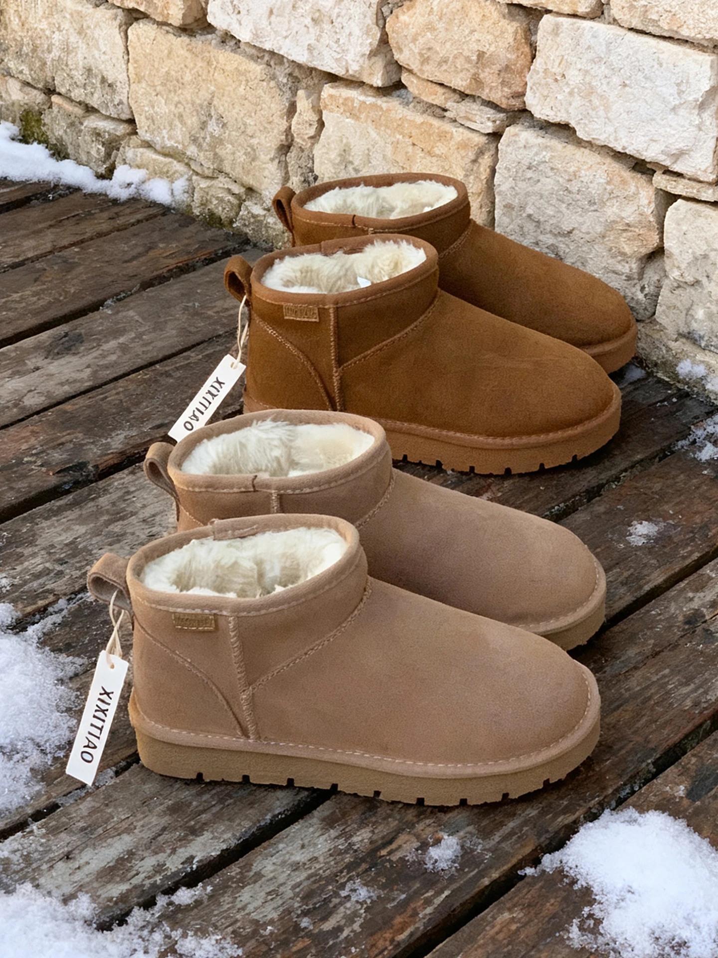 Thickened Fleece Lined Winter Boots Women's Casual Short Boot Warm Anti-slip Rubber Sole round Toe Cotton Booties for Young W...
Thickened Fleece Lined Winter Boots Women's Casual Short Boot Warm Anti-slip Rubber Sole round Toe Cotton Booties for Young W...