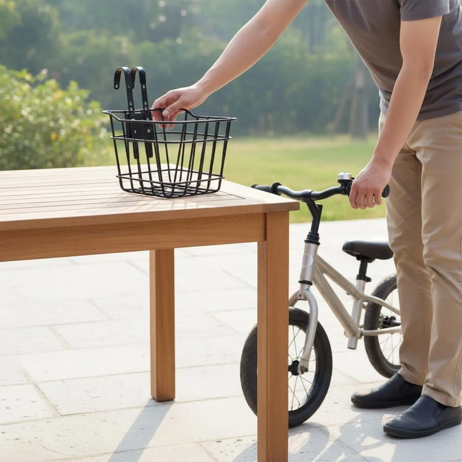 Kids Bike Basket Lightweight Front Cycle Basket for Outdoor
Kids Bike Basket Lightweight Front Cycle Basket for Outdoor