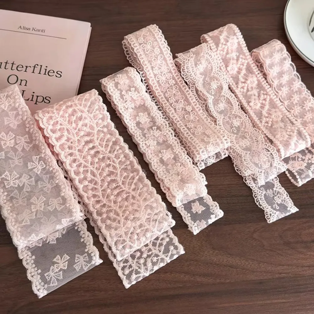 Pink Lace Flowers Long Strip Silk Scarf Headbands Bow Hair Rope Womans Girls Sweet Tie Hair Turban Ribbon Lady Headdress
Pink Lace Flowers Long Strip Silk Scarf Headbands Bow Hair Rope Womans Girls Sweet Tie Hair Turban Ribbon Lady Headdress