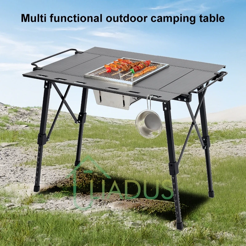 Premium Expandable Camping Table Multi-functional IGT Outdoor Kitchen Adjustable Removable Folding Picnic Desk Backyard Travel
Premium Expandable Camping Table Multi-functional IGT Outdoor Kitchen Adjustable Removable Folding Picnic Desk Backyard Travel