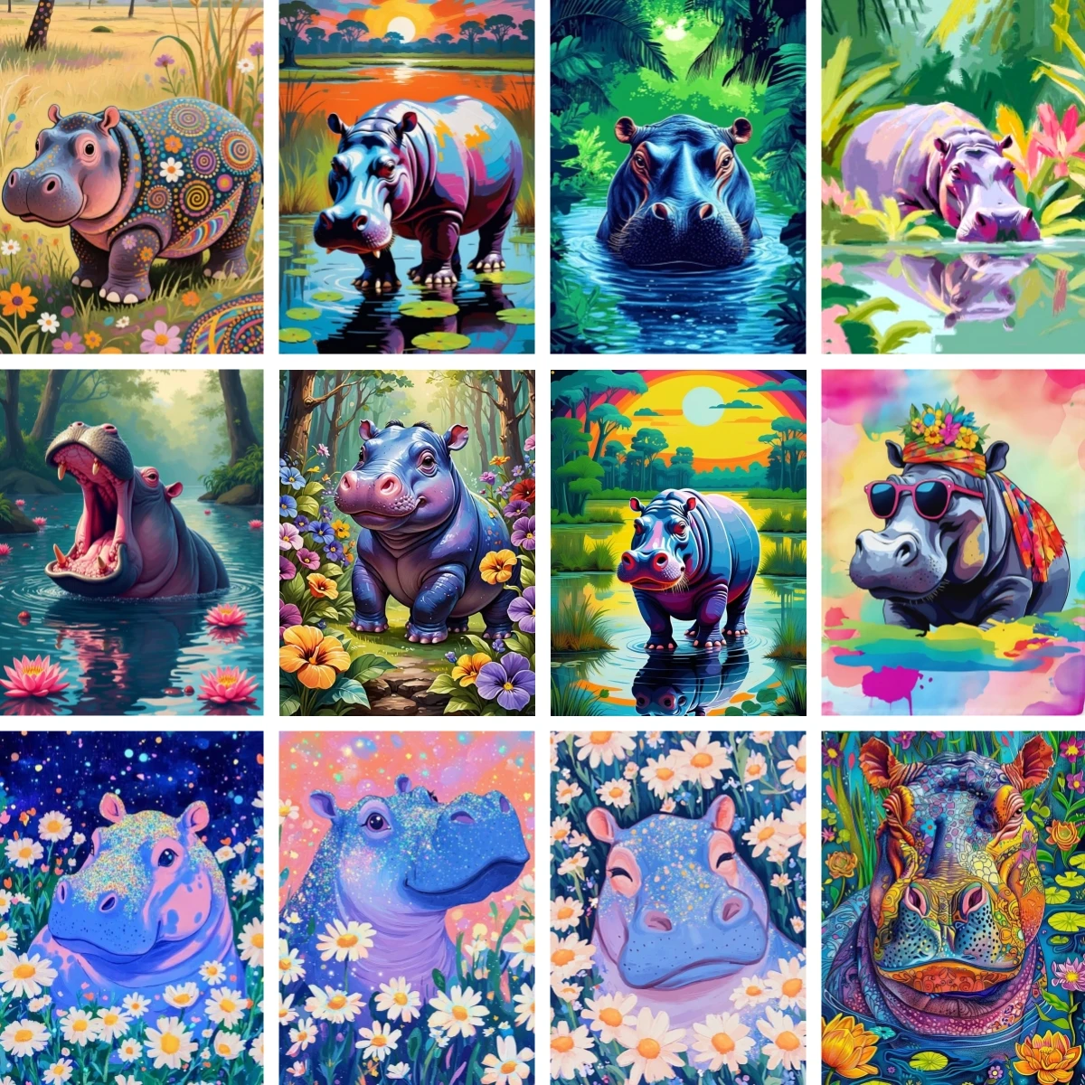 Diamond Painting Kit Hippo Splash Art DIY Diamond Embroidery Cross Stitch Living Room Office Children's Room Bedroom Wall Art
Diamond Painting Kit Hippo Splash Art DIY Diamond Embroidery Cross Stitch Living Room Office Children's Room Bedroom Wall Art