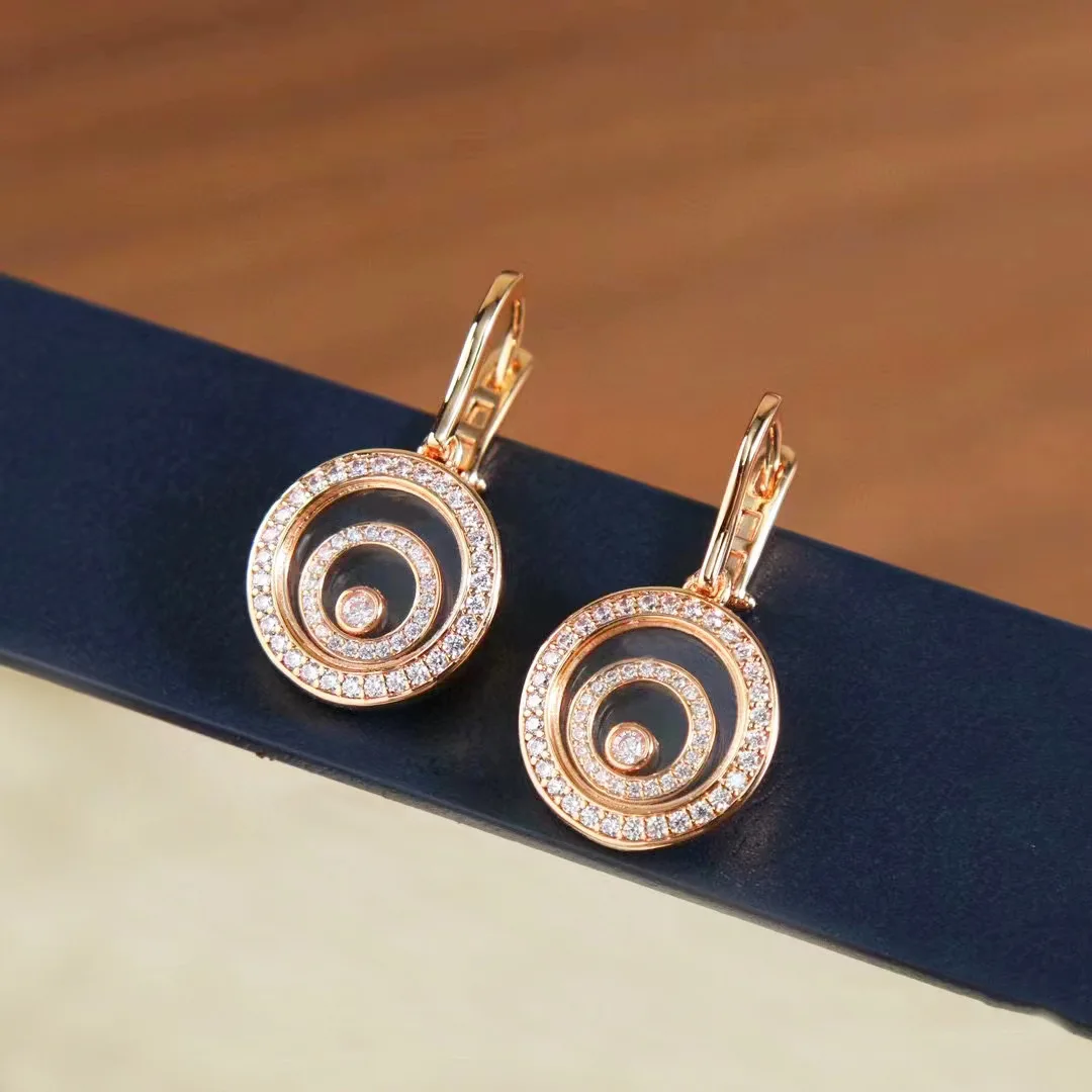 18K Gold Plated Spiral Hoop Earrings for Women, Round Cubic Zirconia CZ Stud Earrings, Triple Row Full Diamond Jewelry Gift
18K Gold Plated Spiral Hoop Earrings for Women, Round Cubic Zirconia CZ Stud Earrings, Triple Row Full Diamond Jewelry Gift