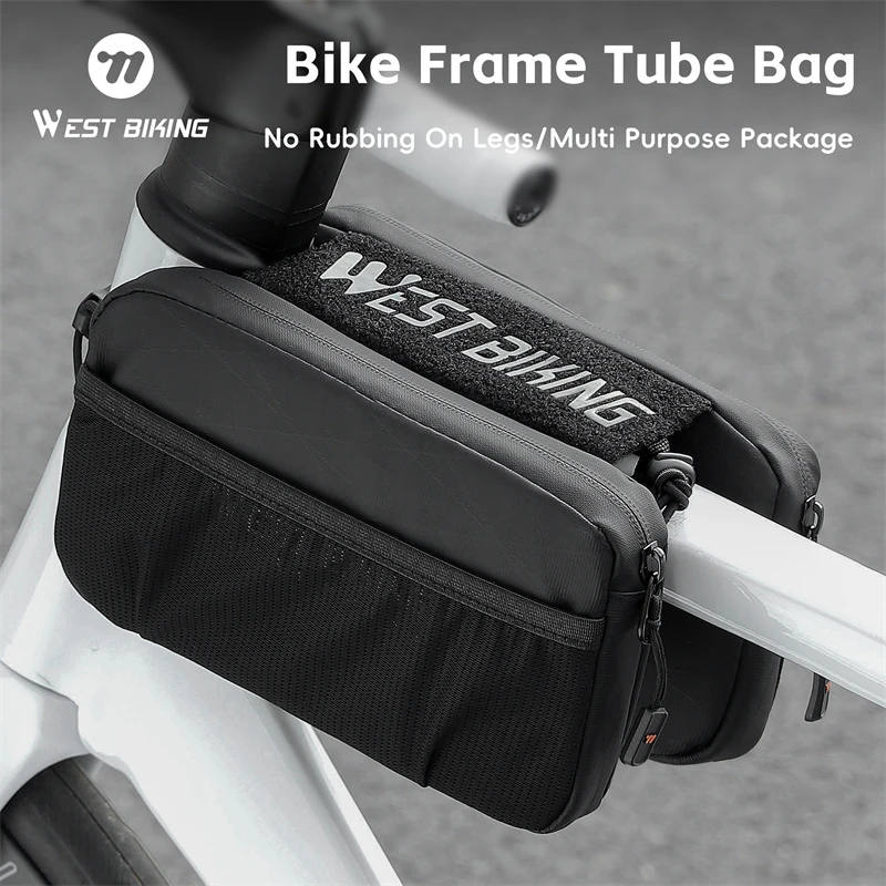 WEST BIKING Bicycle Bag Front Top Frame Tube Bag Ultralight Portable Bike Parcel Big Capacity Pocket Cycling Accessories
WEST BIKING Bicycle Bag Front Top Frame Tube Bag Ultralight Portable Bike Parcel Big Capacity Pocket Cycling Accessories