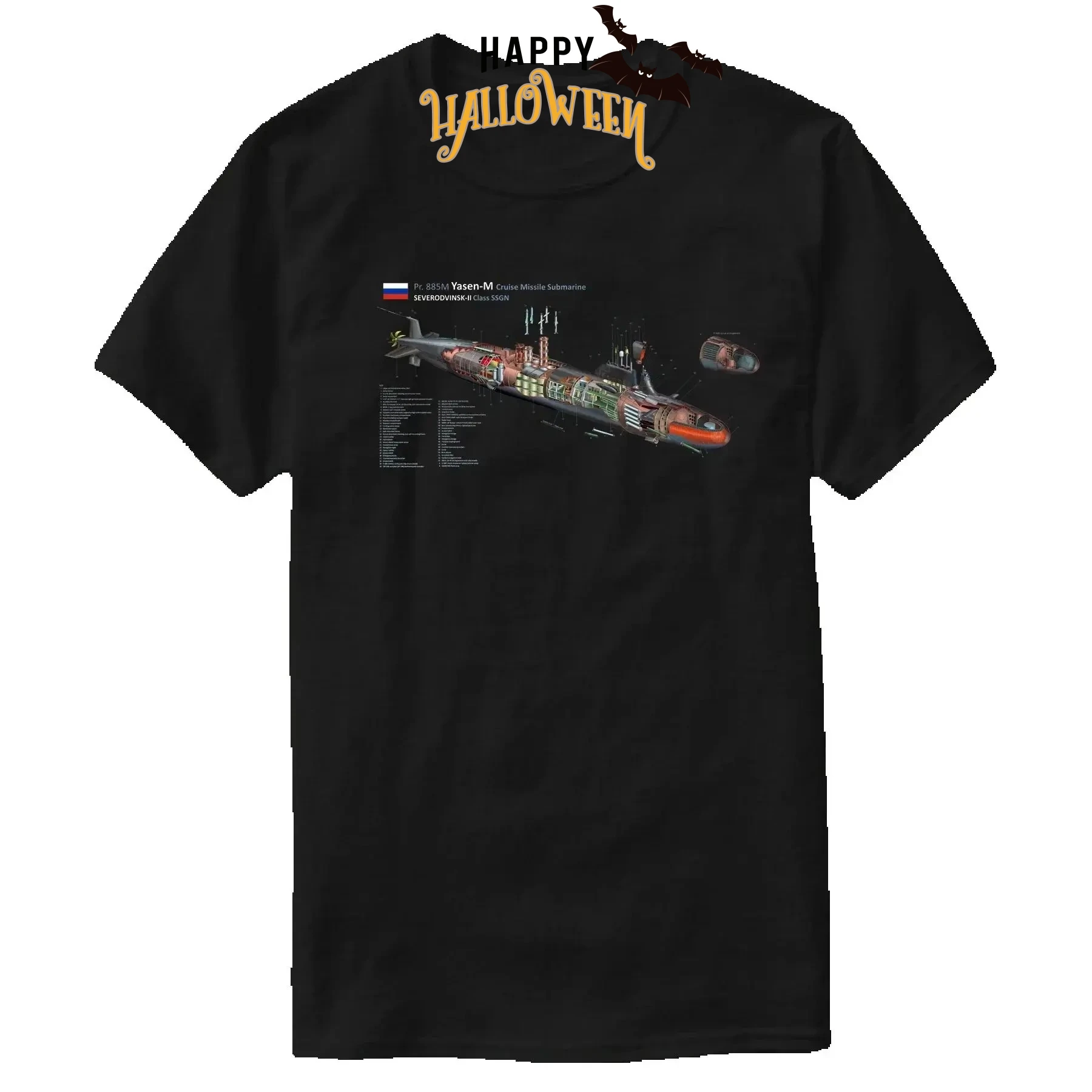 Russian Naval Yasen M Class Nuclear-powered Cruise Missile Submarine T-Shirt 100% Cotton O-Neck Short Sleeve Casual Mens T-shirt
Russian Naval Yasen M Class Nuclear-powered Cruise Missile Submarine T-Shirt 100% Cotton O-Neck Short Sleeve Casual Mens T-shirt