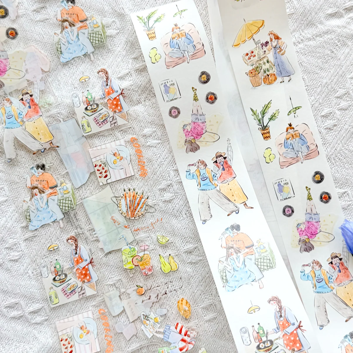 Lynn Studio Vintage Stay At Home Notes Washi Paper Tape for Card Making Planner DIY Scrapbooking Plan Decorative Sticker
Lynn Studio Vintage Stay At Home Notes Washi Paper Tape for Card Making Planner DIY Scrapbooking Plan Decorative Sticker
