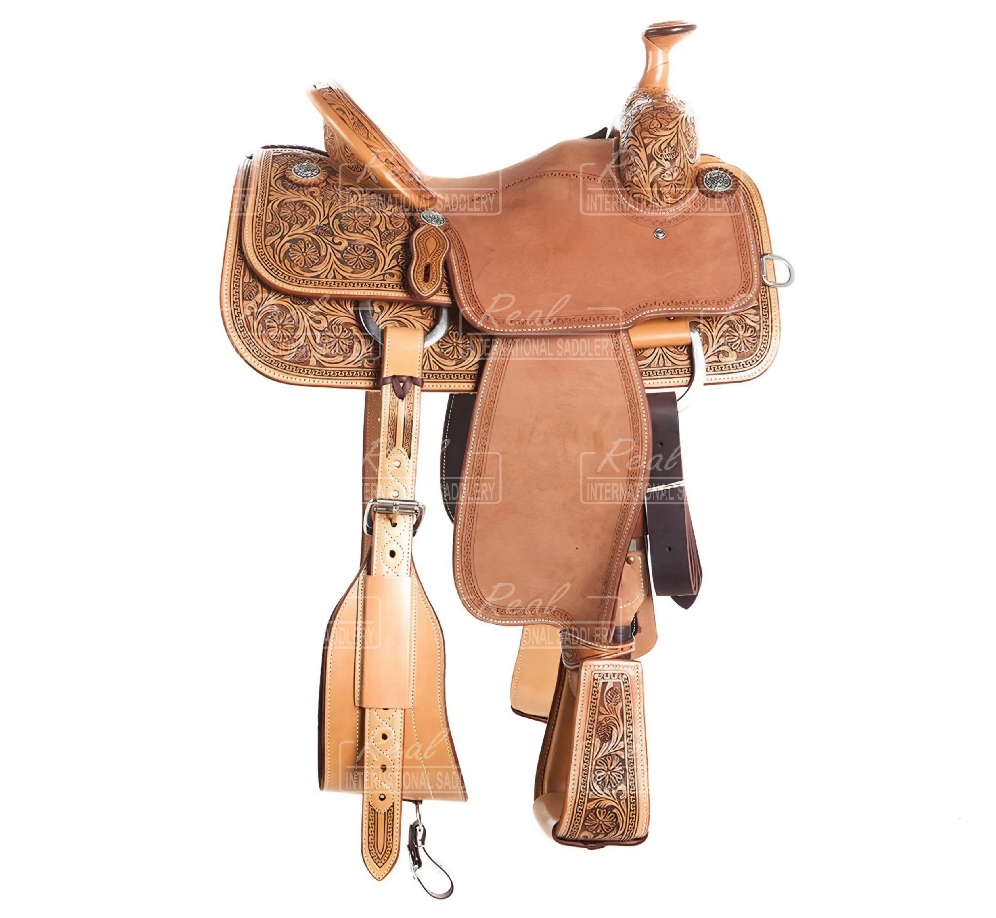 Седло для лошади высшего качества из натуральной кожи для западных троп и верховой езды на английском языке Прочный и удобный дизайн Вестерн-седло
Седло для лошади высшего качества из натуральной кожи для западных троп и верховой езды на английском языке Прочный и удобный дизайн Вестерн-седло