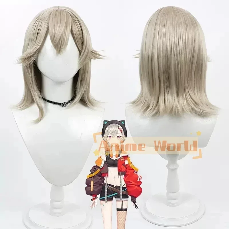 Vtuber Komori Met Cosplay Wig Short Linen Synthetic Hair Heat Resistant Halloween Carnival Role Play Party + Wig Cap
Vtuber Komori Met Cosplay Wig Short Linen Synthetic Hair Heat Resistant Halloween Carnival Role Play Party + Wig Cap