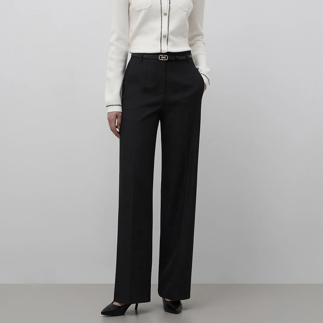 Elegant High Waist Straight Leg Suit Pants in Black for Women Summer New Arrival from Tagkita Polyester Micro Stretch Formal ...
Elegant High Waist Straight Leg Suit Pants in Black for Women Summer New Arrival from Tagkita Polyester Micro Stretch Formal ...