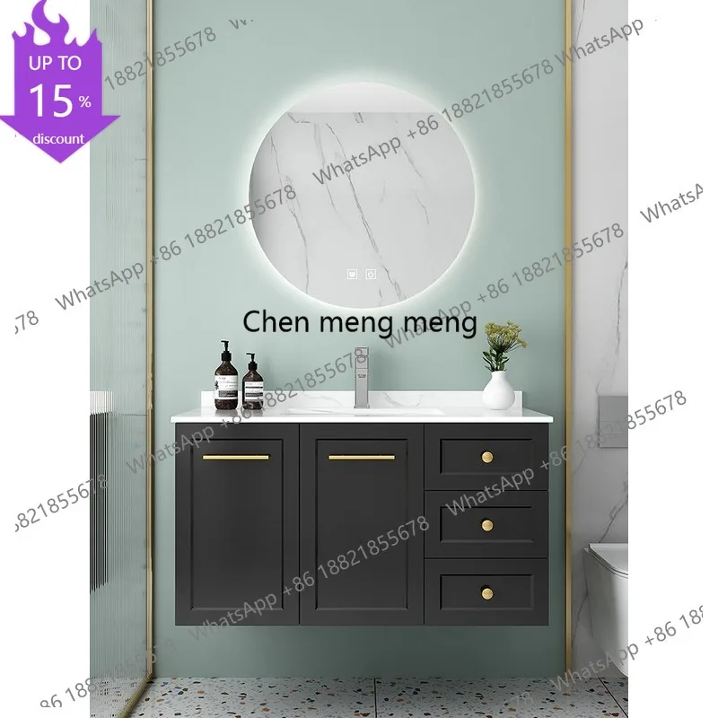 F178 Nordic rock slab light luxury bathroom cabinet combination simple solid wood bathroom cabinet wash basin toilet
F178 Nordic rock slab light luxury bathroom cabinet combination simple solid wood bathroom cabinet wash basin toilet