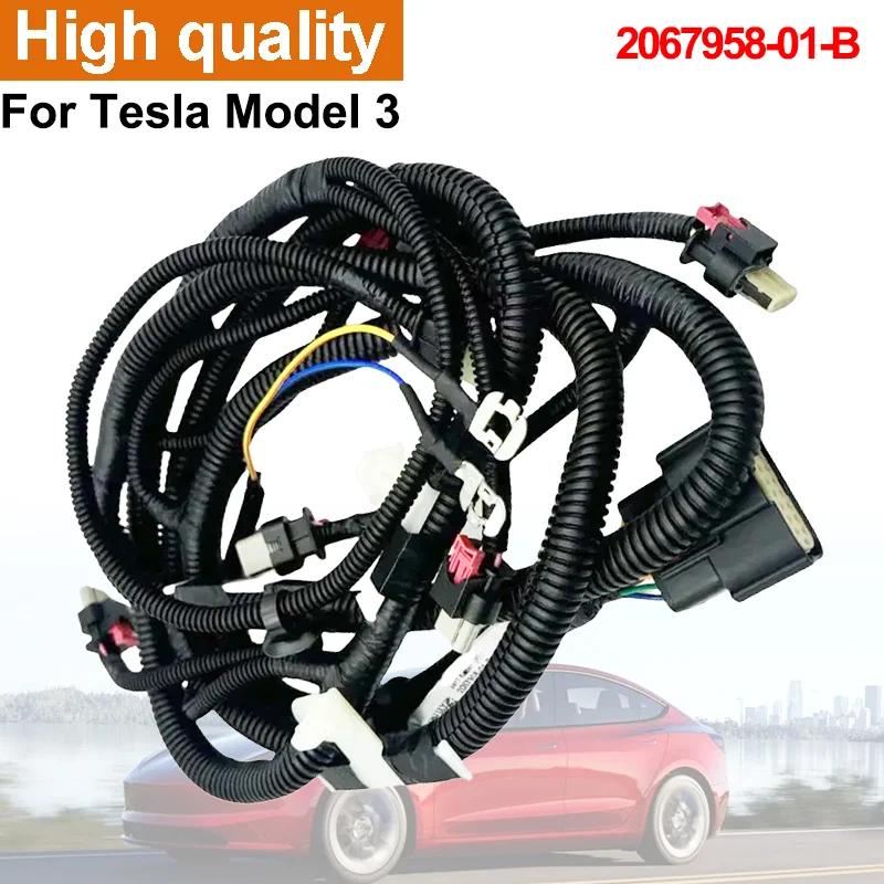 2067958-01-B Car Front Bumper Reversing Radar Wiring Harness Without Fog Light Interface for Tesla Model 3 2021 2022 2023
2067958-01-B Car Front Bumper Reversing Radar Wiring Harness Without Fog Light Interface for Tesla Model 3 2021 2022 2023