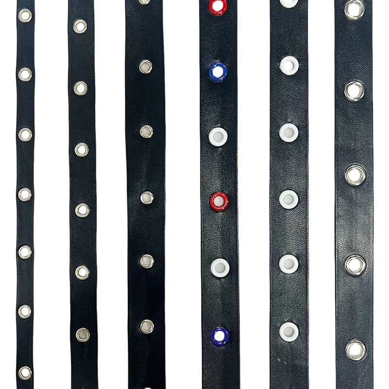 Black PU Leather Cord with Stud and Eyelet Decoration,Composite Leather Trimmed PU Lace with Rivets DIY
Black PU Leather Cord with Stud and Eyelet Decoration,Composite Leather Trimmed PU Lace with Rivets DIY