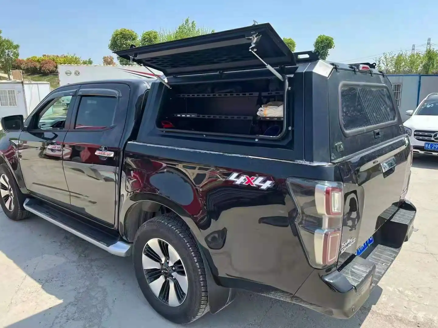 Новый навес жесткой формы с замком и водонепроницаемой функцией ISUZU DMAX Chevy Colorado, алюминиевая черная крышка, пикап 
Новый навес жесткой формы с замком и водонепроницаемой функцией ISUZU DMAX Chevy Colorado, алюминиевая черная крышка, пикап