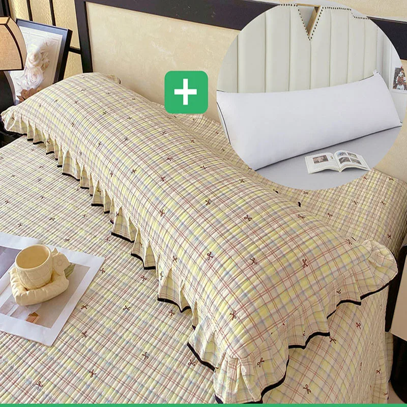 Rural Printed Long Pillow with Core Double Layer Gauze Couple Sleeping Pillow for Bedroom Comfortable Skin-Friendly Back Cushion
Rural Printed Long Pillow with Core Double Layer Gauze Couple Sleeping Pillow for Bedroom Comfortable Skin-Friendly Back Cushion