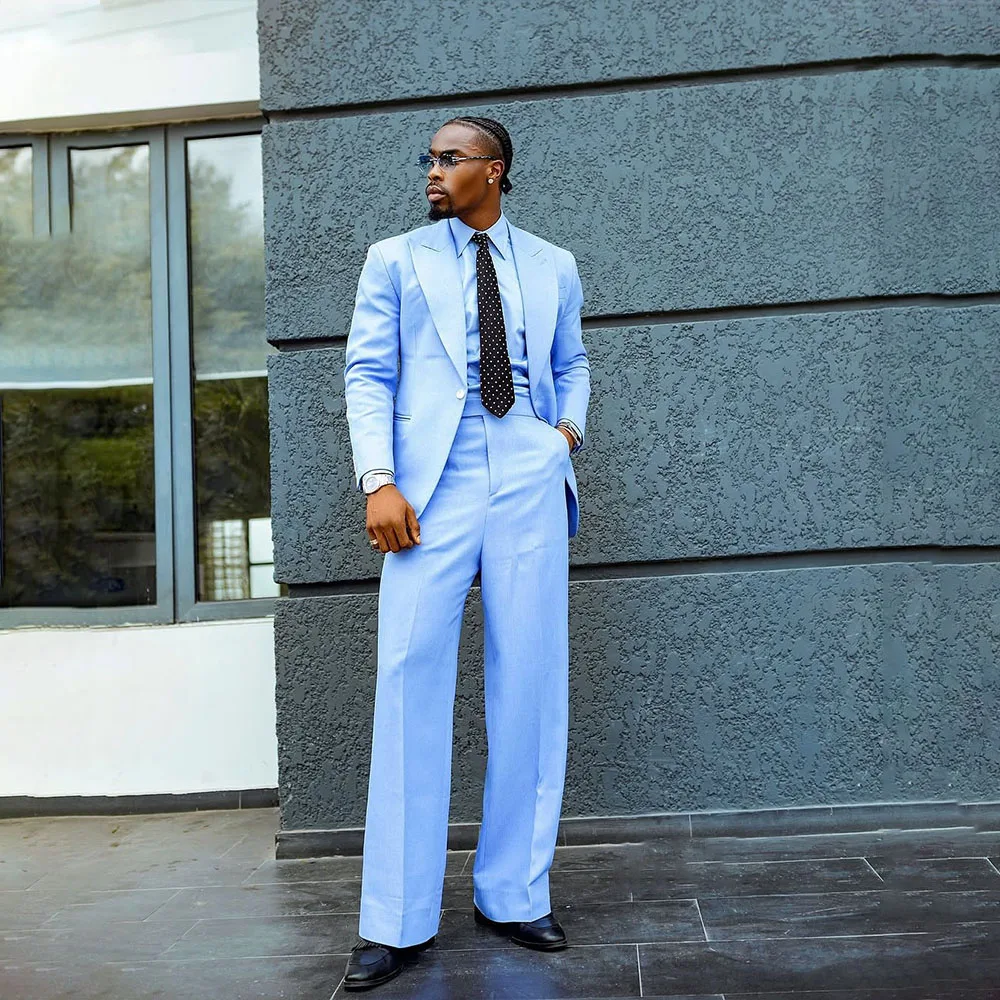 Yimi Men's Suits 2 Pieces Peaked Lapel Single Button Casual Jacket Men Wedding Guest Dress Blazer Set Prom Slim Fit Customized
Yimi Men's Suits 2 Pieces Peaked Lapel Single Button Casual Jacket Men Wedding Guest Dress Blazer Set Prom Slim Fit Customized