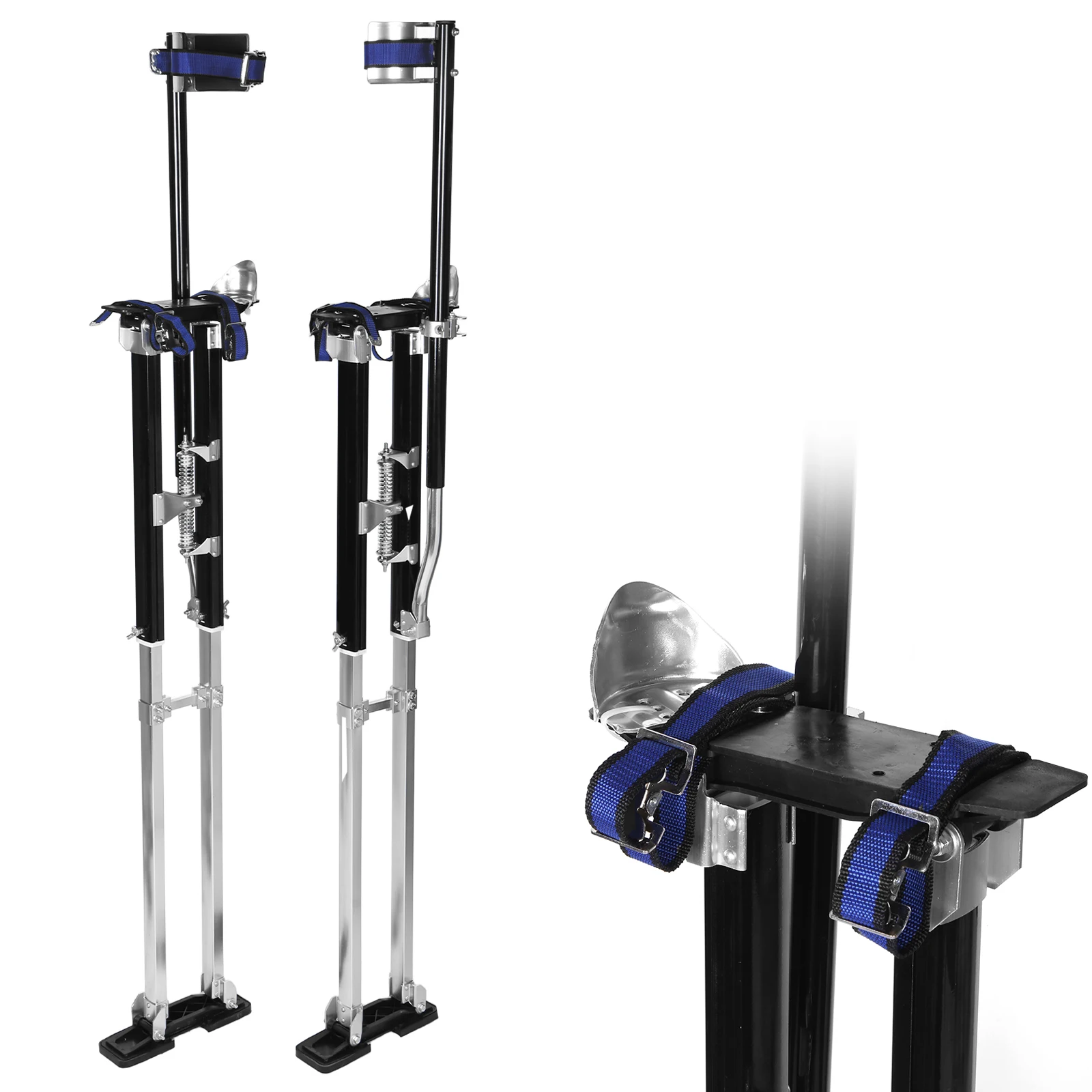 48-60 Inch Aluminum Alloy Stilts Adjustable Heights Painters Walking Finishing Tools for Ceiling Sheetrock Taping Parade Costume
48-60 Inch Aluminum Alloy Stilts Adjustable Heights Painters Walking Finishing Tools for Ceiling Sheetrock Taping Parade Costume