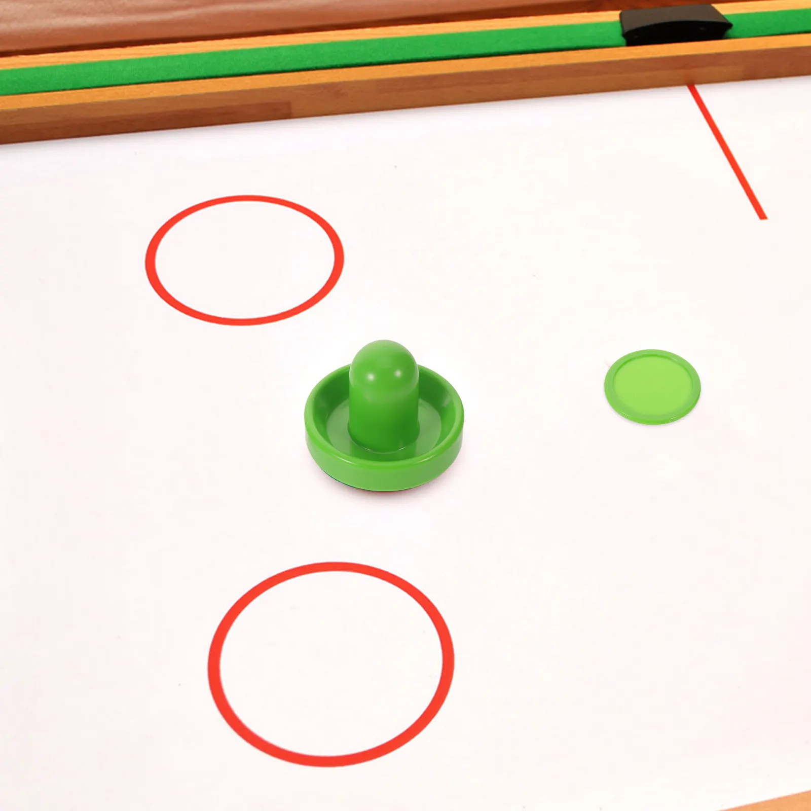2Sets Air Hockey Pucks and Pushers Replacement Parts for Table Top Hockey Game Smooth Performance Plastic Paddle Pads Lint
2Sets Air Hockey Pucks and Pushers Replacement Parts for Table Top Hockey Game Smooth Performance Plastic Paddle Pads Lint