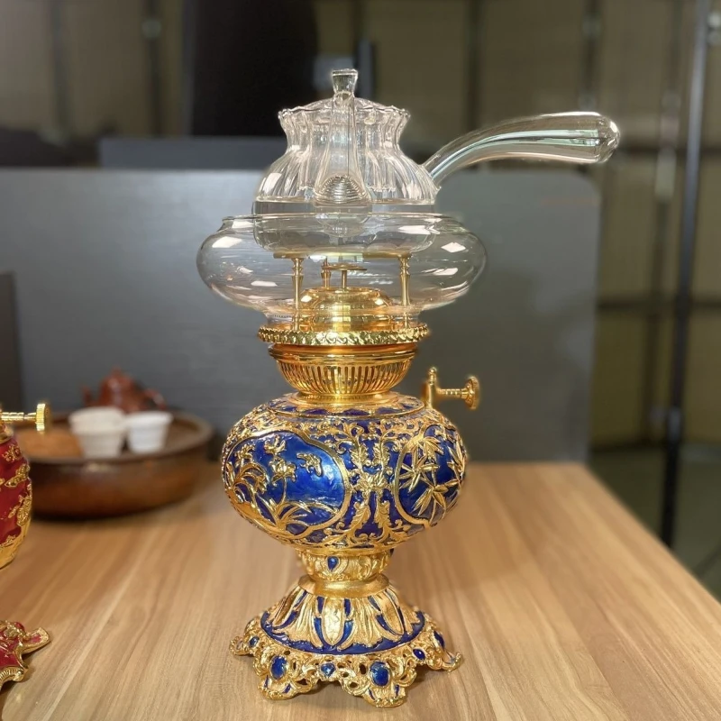 Chinese air lamp glass cover heat-resistant tea lamp 
Chinese air lamp glass cover heat-resistant tea lamp